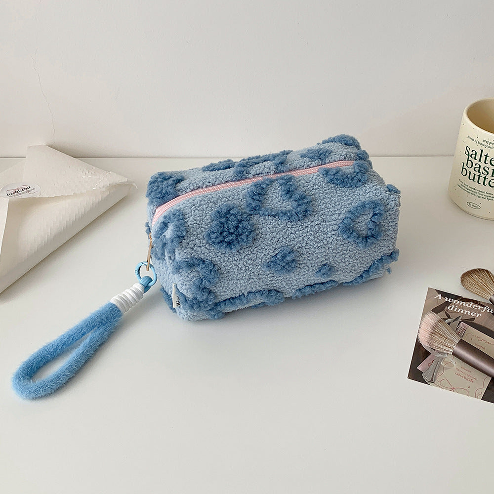 Fuzzy Makeup Bag