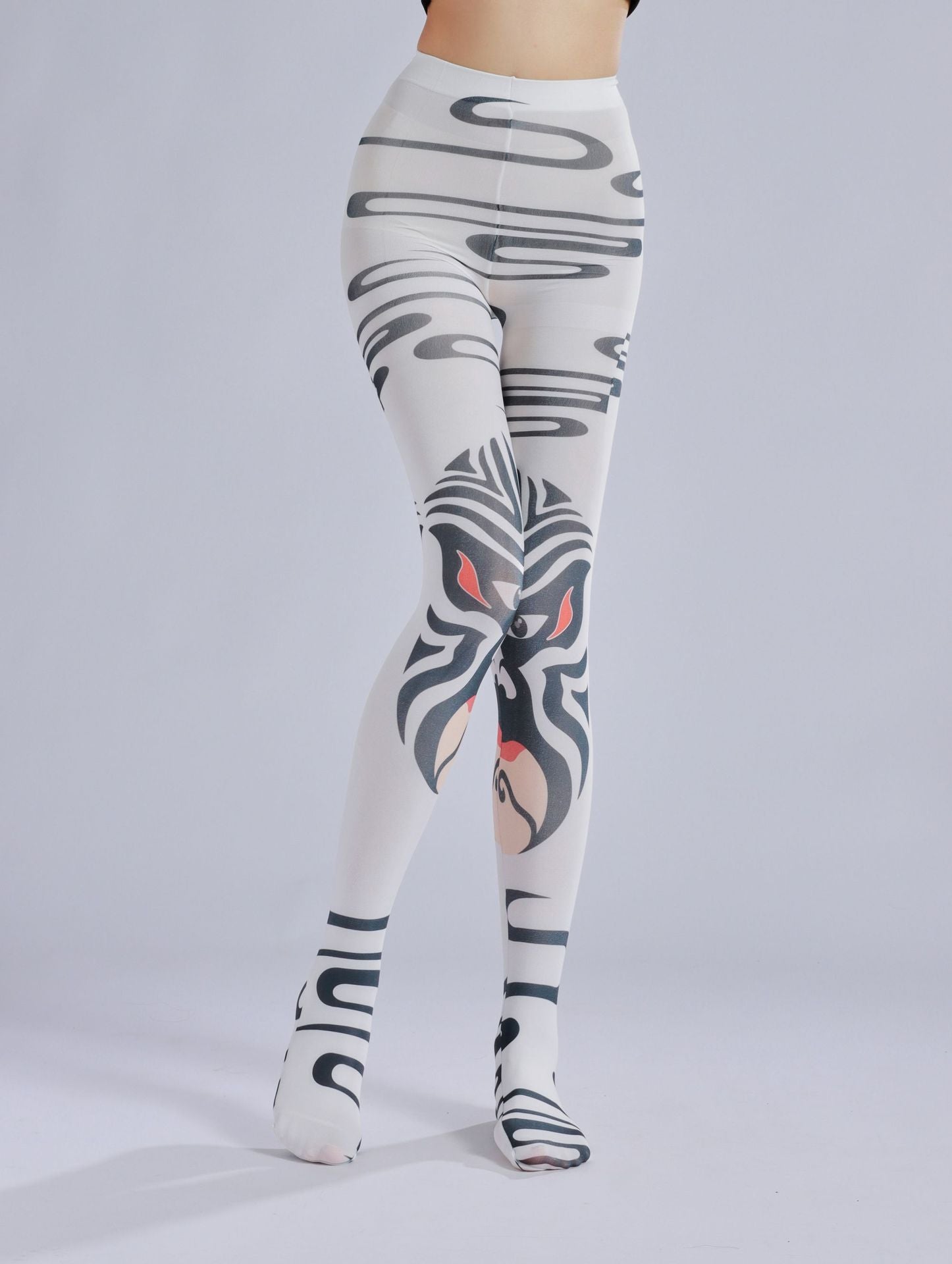 Chinese Peking Opera Face Tights-Grainvity