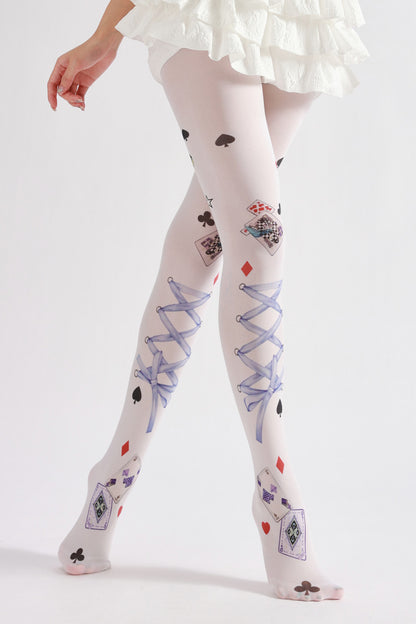 Poker Strap Tights Funky-Grainvity