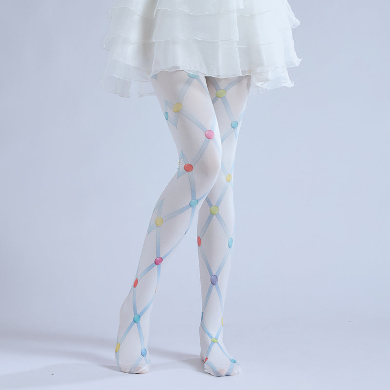 Colorful Tights Bead Stocking-Grainvity