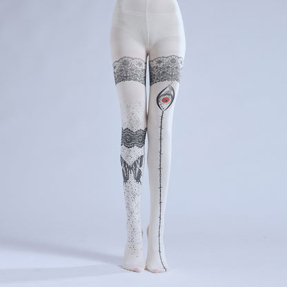 Evil Eye Women Tights-Grainvity