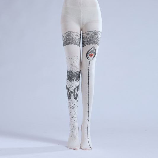 Evil Eye Women Tights-Grainvity