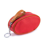 Compact color keychain storage small wallet