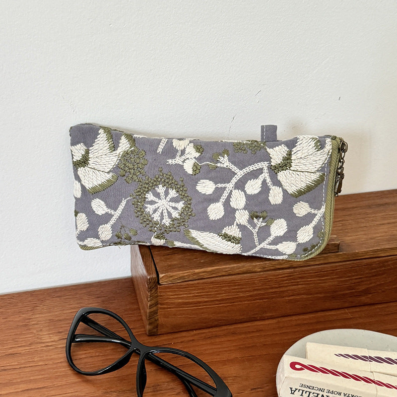 Embroidered Glass Case
