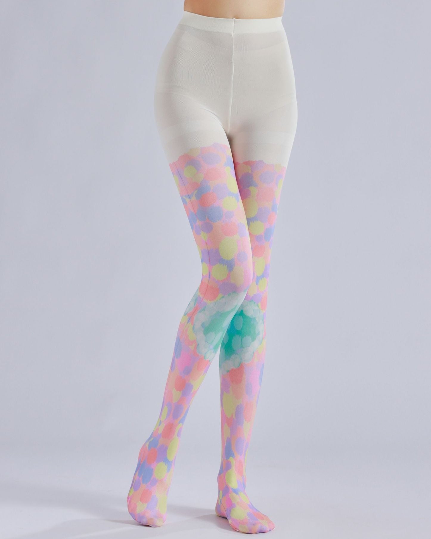 Colorful Dots Women Tights Women's Fancy Dress Costume Accessories, Perfect for Parties, Office, Street Fashion, and Daily Wear