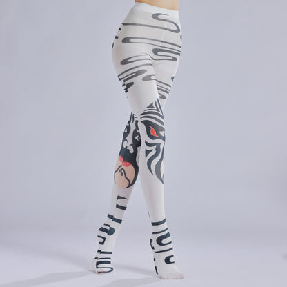 Chinese Peking Opera Face Tights-Grainvity