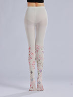 Birde and Bridesmaids Wedding Tights with high elasticity and compression,shaping fit and ideal for weddings, parties, ethnic outfits, and street fashion