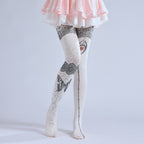 Evil Eye Women Tights with high elasticity, perfect for parties, cosplay, events, and street fashion