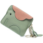 Color-blocked Elephant Coin Purse