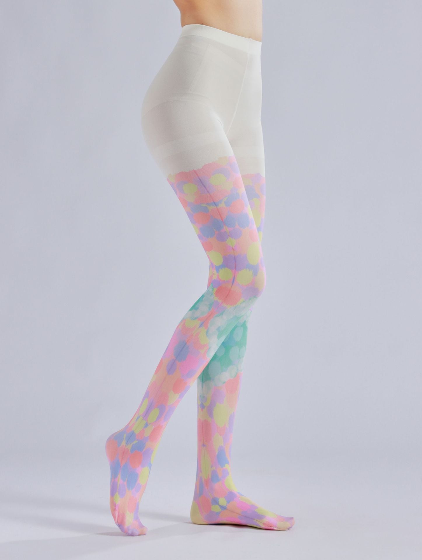 Colorful Dots Women Tights Women's Fancy Dress Costume Accessories, Perfect for Parties, Office, Street Fashion, and Daily Wear