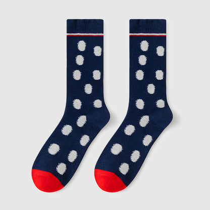 Polka Dots Socks women cotton outdoor