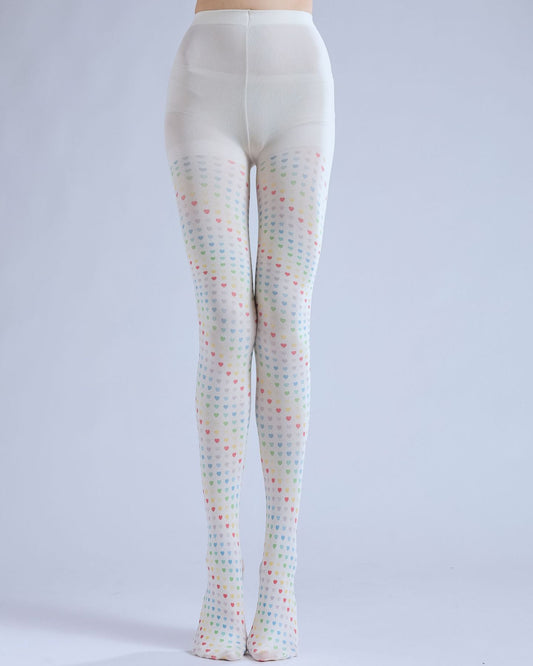 Colorful Heart Tights-Grainvity