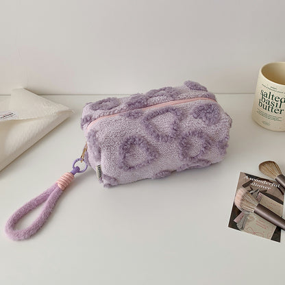 Fuzzy Makeup Bag