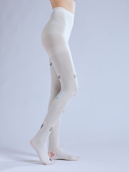 Teddy Bear Tights Velvet Stockings-Grainvity