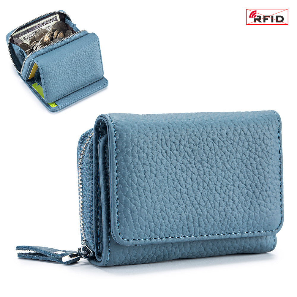 Short Three Folder Mini Wallet