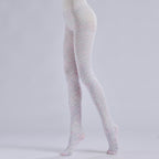 Mermaid Tights Pink Fish Scale Pattern Women's Fancy Dress Costume Accessories, Perfect for Parties, Office, Street Fashion, and Daily Wear