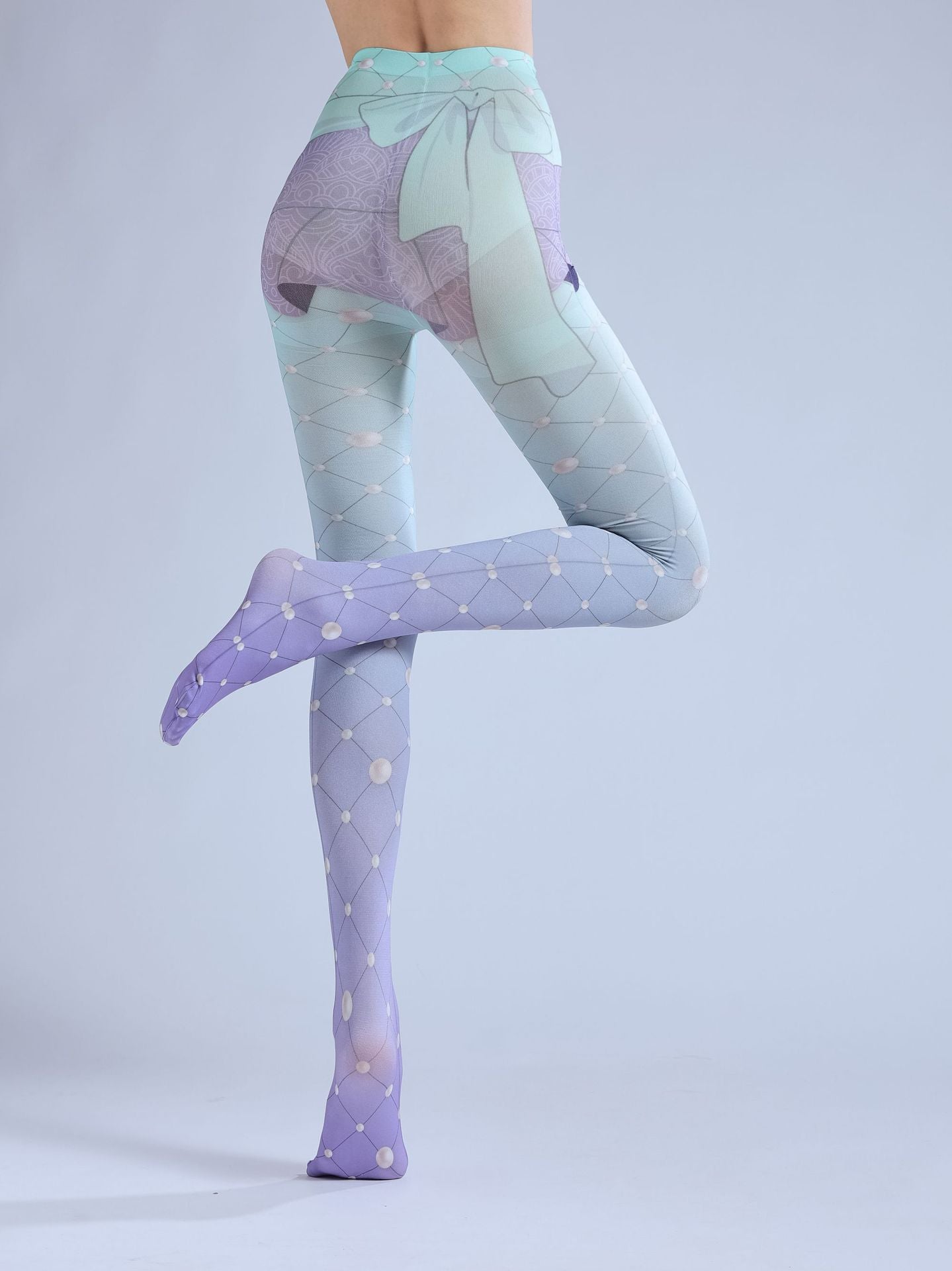 Lolita Stockings Pearl Mesh Tights-Grainvity