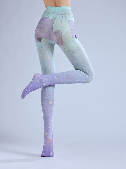 Lolita Stockings Pearl Mesh Tights-Grainvity