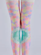 Colorful Dots Women Tights Women's Fancy Dress Costume Accessories, Perfect for Parties, Office, Street Fashion, and Daily Wear