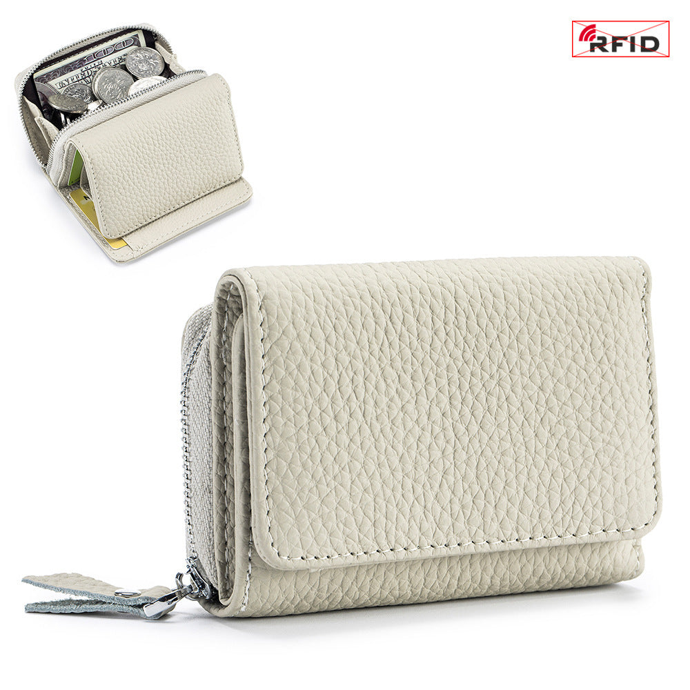 Short Three Folder Mini Wallet
