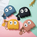 Cartoon Cute Octopus Card Bag Leather Change Bag