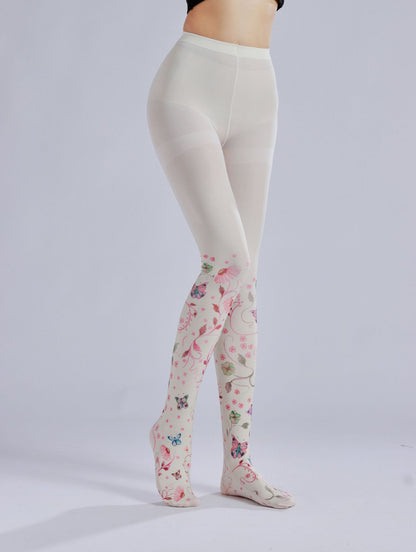 Birde and Bridesmaids Wedding Tights with high elasticity and compression,shaping fit and ideal for weddings, parties, ethnic outfits, and street fashion