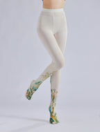 Rococo Tights French 18th-Century Painting with high elasticity and compression,shaping fit and ideal for weddings, parties, ethnic outfits, and street fashion