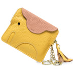 Color-blocked Elephant Coin Purse