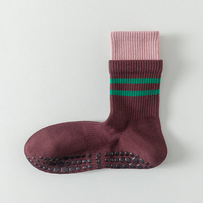 Pilates Professional Sports Socks with non-slip grips