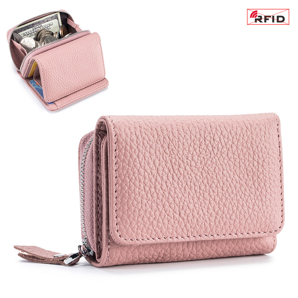 Short Three Folder Mini Wallet