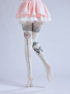 Evil Eye Women Tights with high elasticity, perfect for parties, cosplay, events, and street fashion