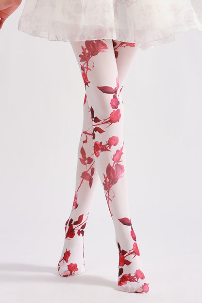 Red Rose Tights-Grainvity