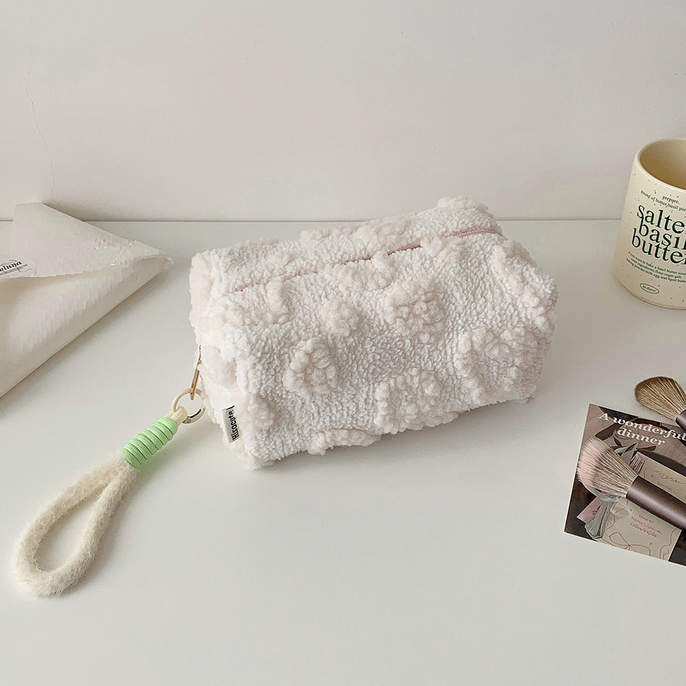 Fuzzy Makeup Bag