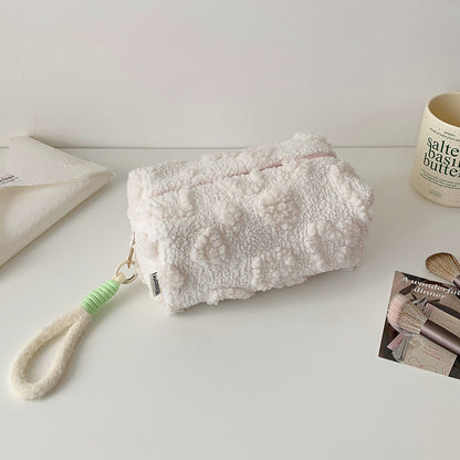 Fuzzy Makeup Bag