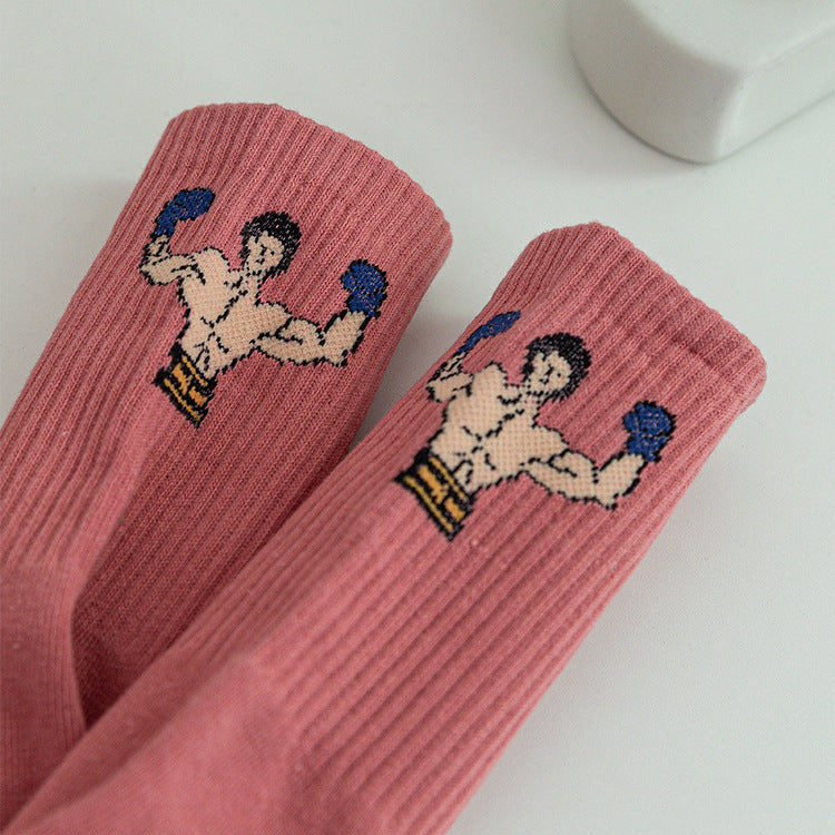 Sports Skateboarding Couples Socks