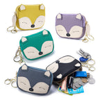 Embroidered Fox Coin Purse