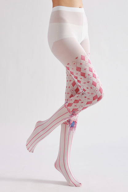 Lolita Bow Knot Pink Tights-Grainvity