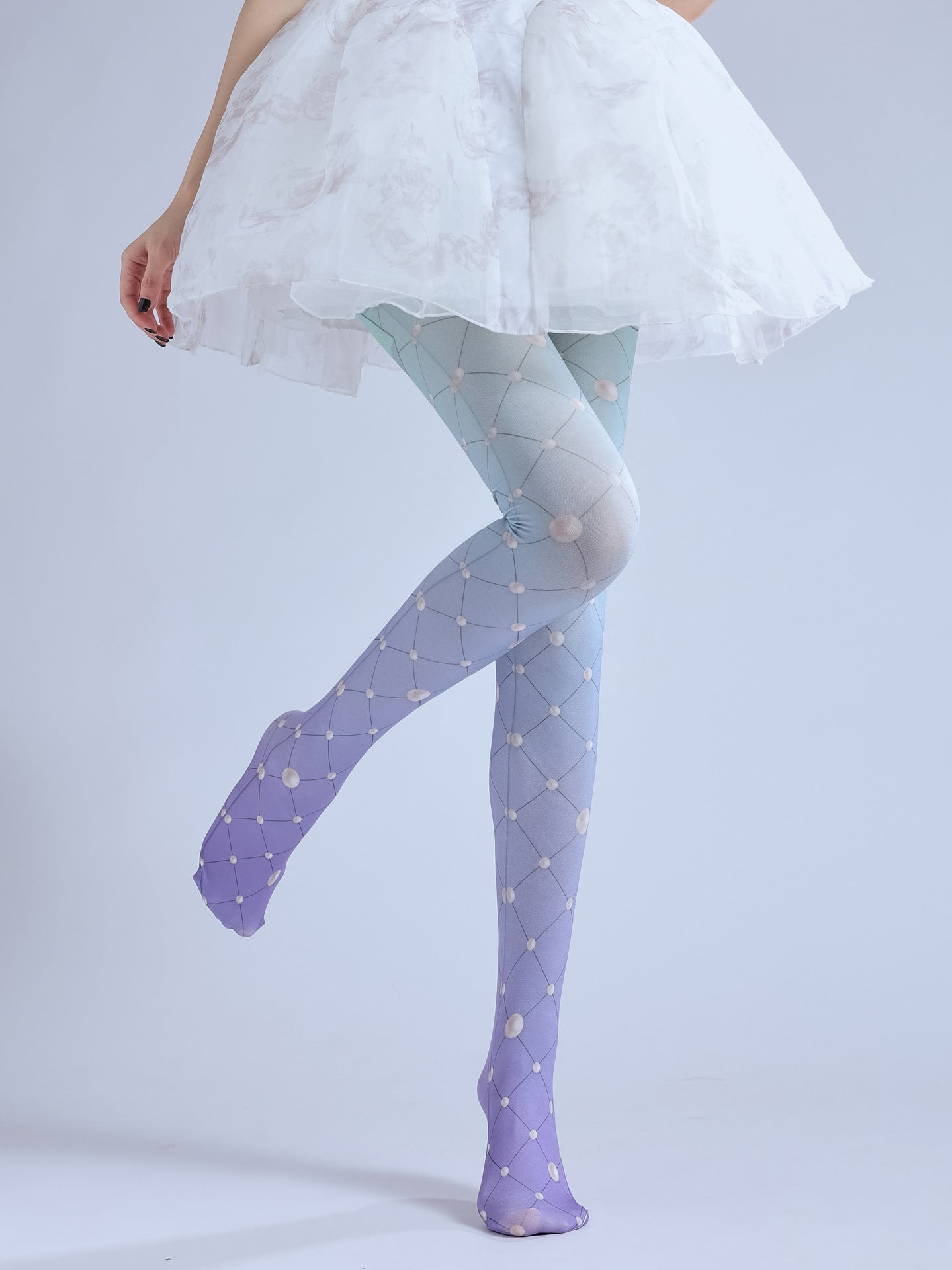 Lolita Stockings Pearl Mesh Tights-Grainvity