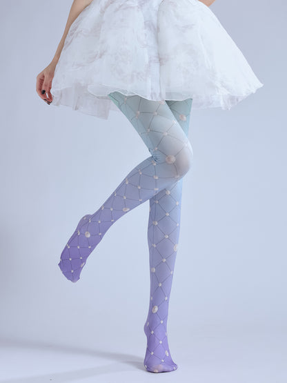Lolita Stockings Pearl Mesh Tights-Grainvity