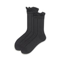 Women cotton Ruffle Crew Socks