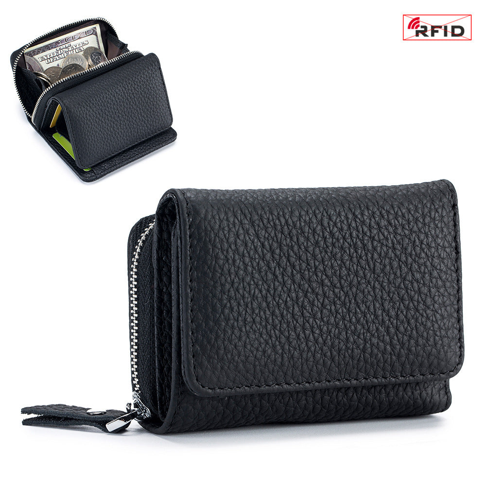 Short Three Folder Mini Wallet