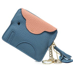Color-blocked Elephant Coin Purse