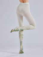 Rococo Tights French 18th-Century Painting with high elasticity and compression,shaping fit and ideal for weddings, parties, ethnic outfits, and street fashion