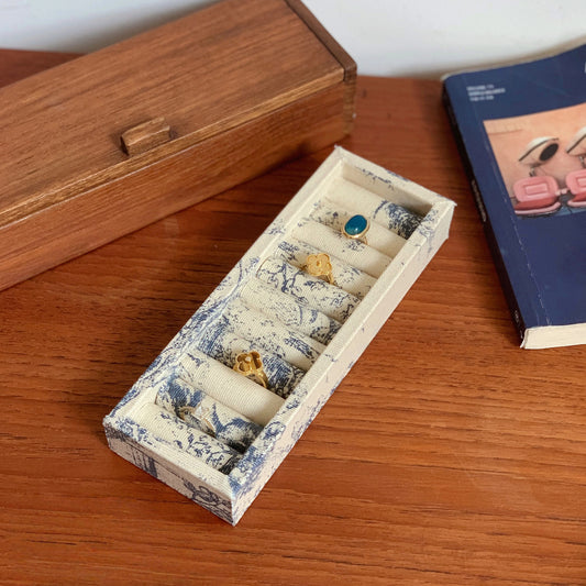 Paris Garden Linen Jewelry Display Tray-Grainvity
