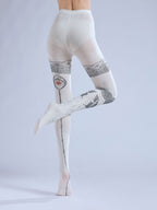 Evil Eye Women Tights with high elasticity, perfect for parties, cosplay, events, and street fashion