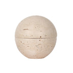 Natural Stone Censer & Aroma Burner | Travertine Incense Holder