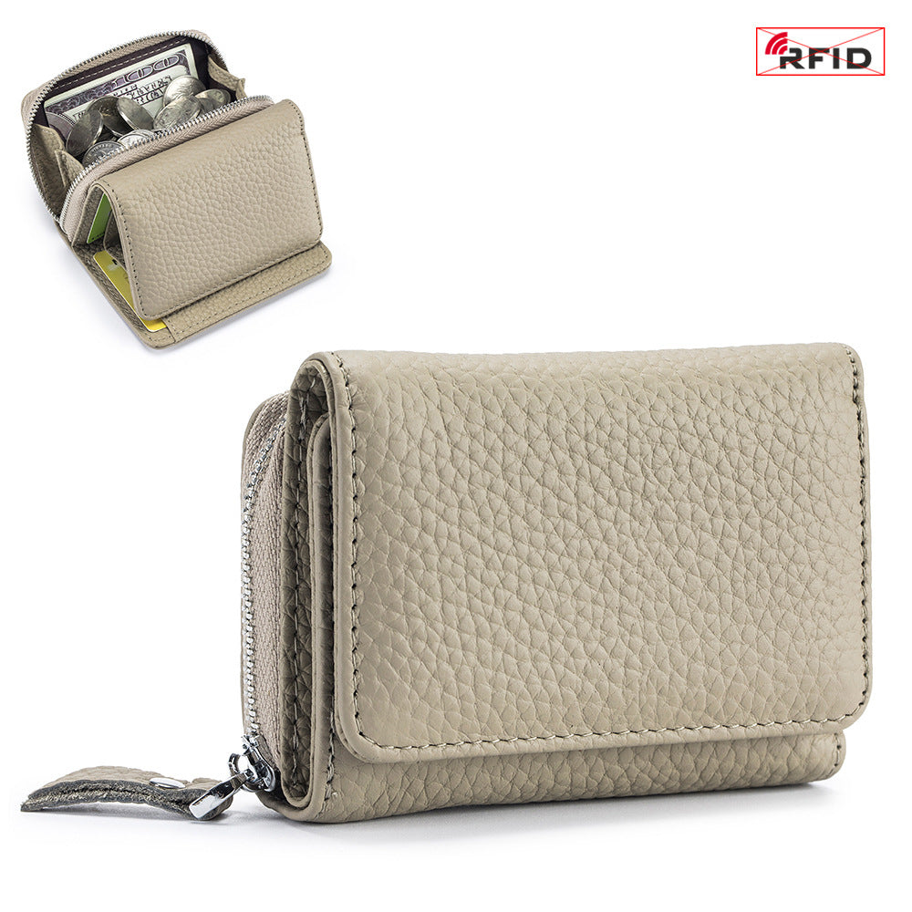 Short Three Folder Mini Wallet