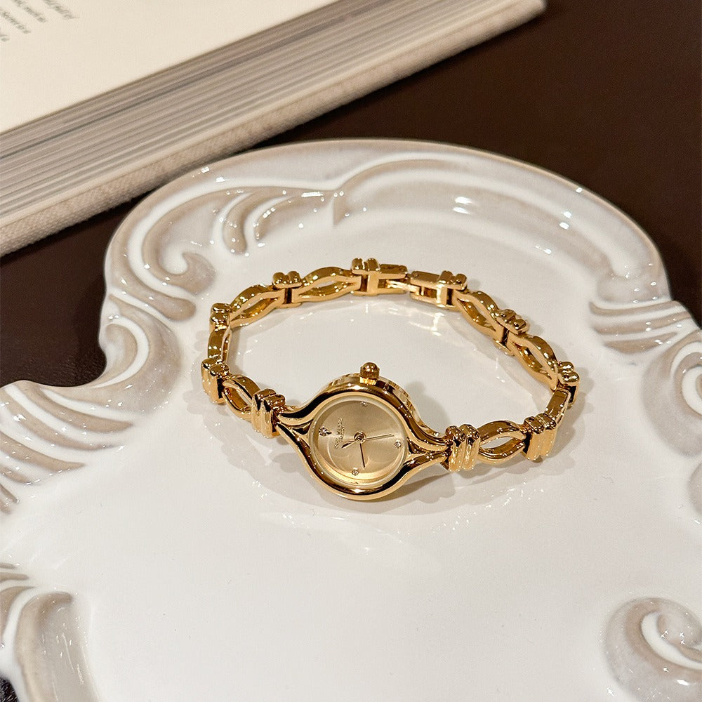 Pastel Mosaic Mother of Pearl Gold Women's Watch