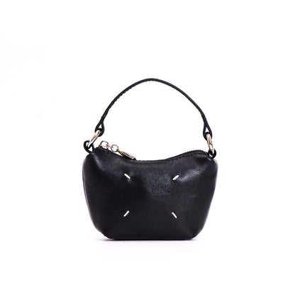Pea Pod Leather Crossbody Bag – Cute Cowhide Mini Shoulder Bag