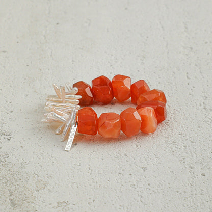 Persian Red Agate Baroque Bracelet